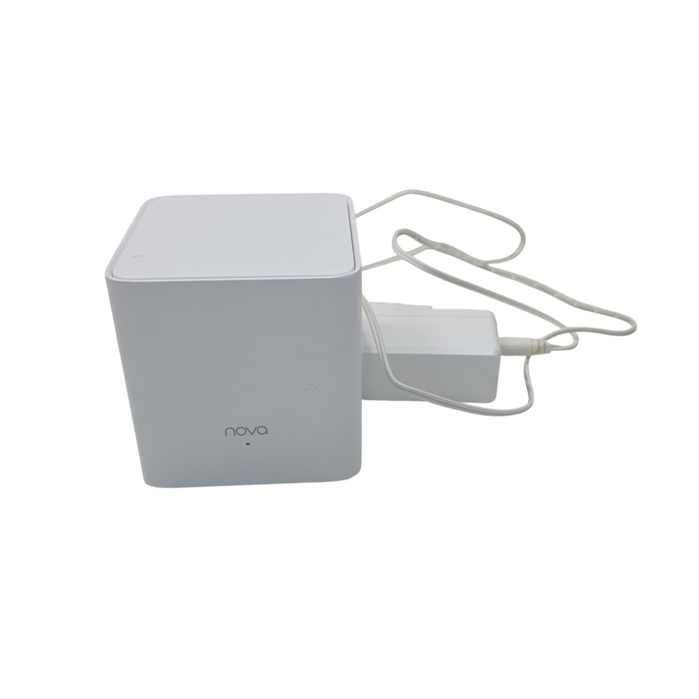 Tenda Nova Mesh3X Whole Home Mesh Wi-Fi 6 System Node White‎ Router Cube